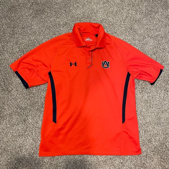 Under Armour Other - Men’s Small Under Armour Auburn Orange Polo